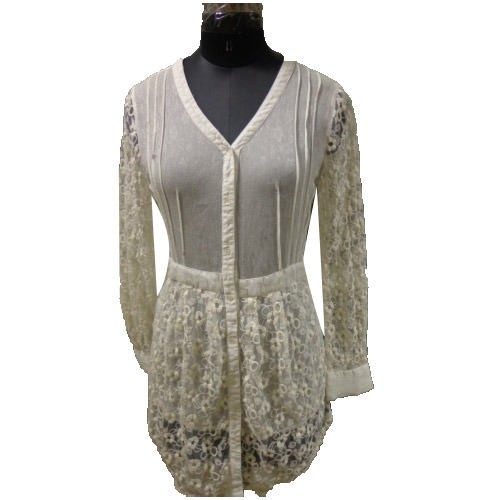 Schiffli Embroidered Top