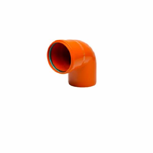 110 mm to 160 mm HDPE Raksha 110mm 90 Degree Underground Bend Ring Type Fitting