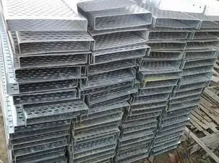 Hot Dip Galvanized Ladder Type Cable Tray, For Industrial, Sheet Thickness: 5- 15 Mm