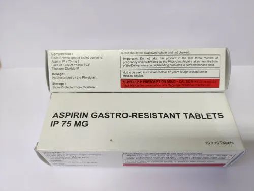 Aspirin Tablet, 75 mg