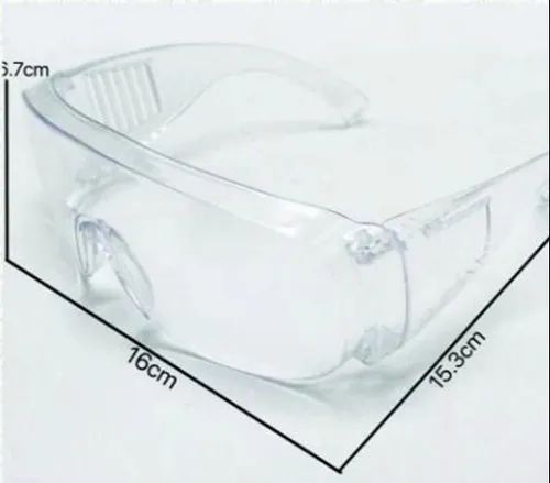 Polycarbonate Safety Goggles, Frame Type: Plastic