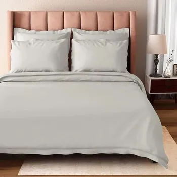 White Plain Cotton Duvet Quilt Cover