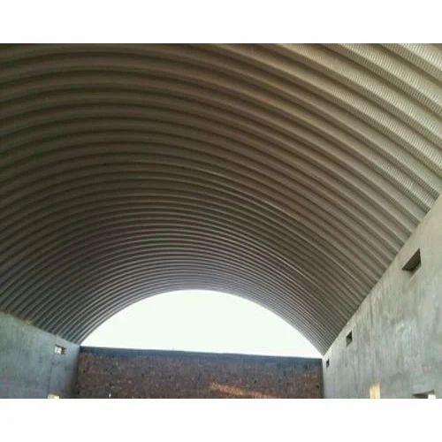Steel Cruved Roofing Shed