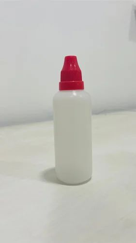 White 100 Ml Dropper Plastic Bottle