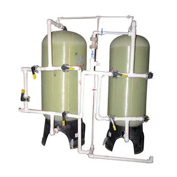 Semi-Automatic Mild Steel Water Softener System, Vertical