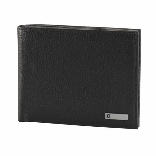 Victorinox 30163801 90 mm Black Altius 3.0 Barcelona Pebbled Leather Wallet