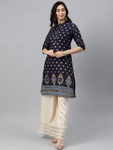 Art Silk-707-IND Kurta, Size: S, M, L, Xl, Xxl