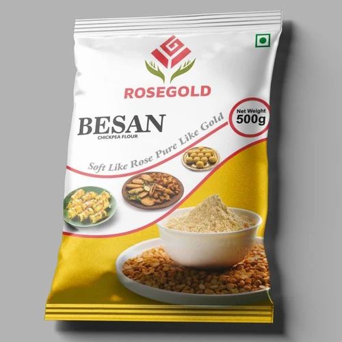 Indian Gram Flour 500g Rosegold Besan, Packaging Type: Packet