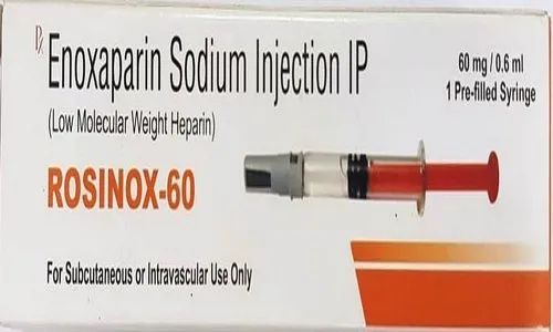 60 mg/0.6 ml Rosinox-60 Enoxaparin Sodium Injection IP