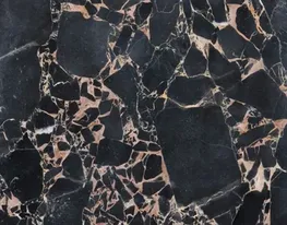 Black Portoro Marble, Slab, Thickness: 18 Mm