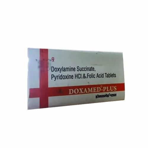 Doxylamine Succinate Pyridoxine HCL And Folic Acid Tablets, 10 X 10 Tablets, Packaging Type: Packet