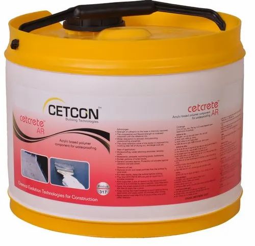 10 Kg Cetcrete AR 317 Acrylic Polymer Waterproofing Component, White