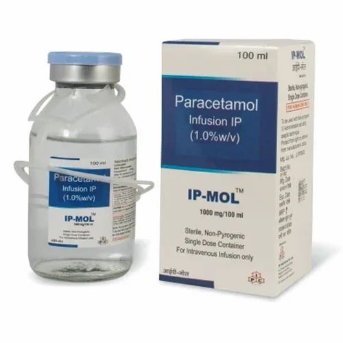 Paracetamol IP Mol Infusion, 1000 mg
