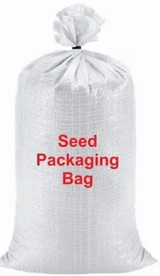 White Plain PP Seeds Packaging Sack