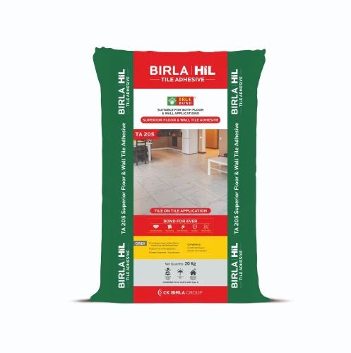 Birla HIL Ta 205 Superior Floor & Wall Tile Adhesive, 20 Kg, Bag