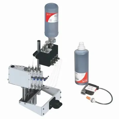 Blue Stainless Steel Bulk Ink Solution Machine, Size: 18inch