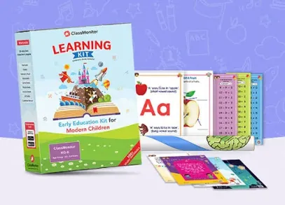 Homeschooling Kit for KG kids | Activities for 4-year-old| UKG kit for kids | ClassMonitor