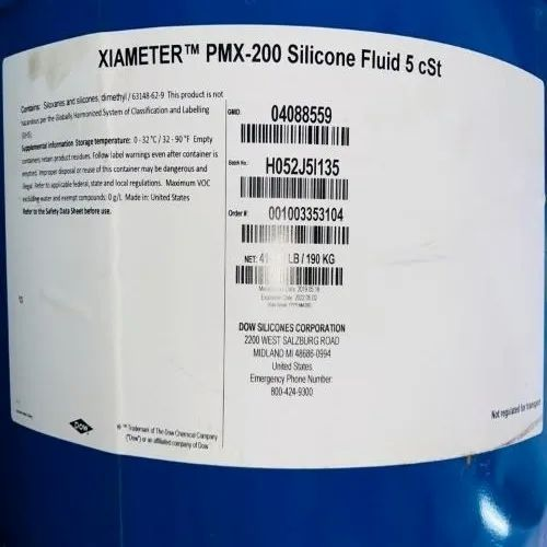 DOW 5,10Cst PMX-200 Silicone Fluid, 5-20 CST, For Industrial, Unit Pack Size: 190 Kgs