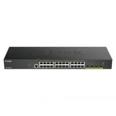 Dlink D-Link DGS-1250-28X 28-Port 10-Gigabit Smart Managed Switch 4x10G ports New, DGS-1250-28X