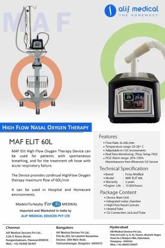 High Flow Nasal Oxygen Therapy -HFNO