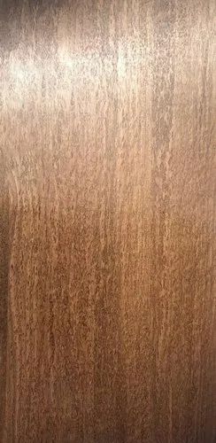 Laminated Brown Eucalyptus Pommele Wood Veneer Sheet, For Furniture, Thickness: 6mm