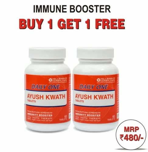 Ayush Kwath Tablets, Packaging Type: Bottle