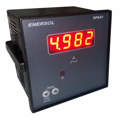 Single Phase Ammeter SPA 01 Enersol, 45-300VOLT