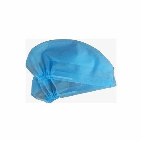 Available in Blue and Green Non Woven Disposable Surgeon Cap, Size: Free Size
