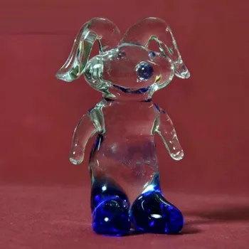 Lampworking Custom Miniature Glass Small Figurines Rabbit Sculpture