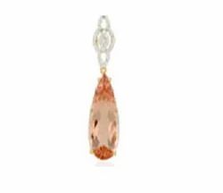 Traditional Pink Morganite Pendant