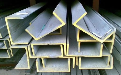 Silver Mild Steel C Shape Channel, For Construction