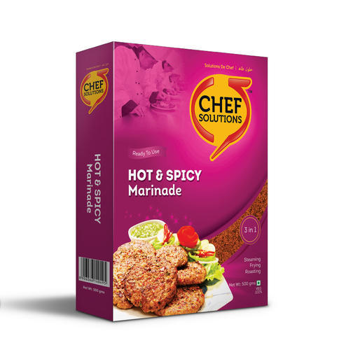 Chef Solutions Hot & Spicy Marinade, 500 g & 15 kg bag ,Packaging: Packet