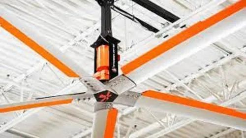 White HVLS FANS