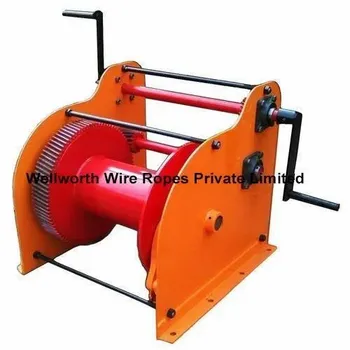 Wellworth Crab Winch Manual Crab Winches, Capacity: 5 Ton