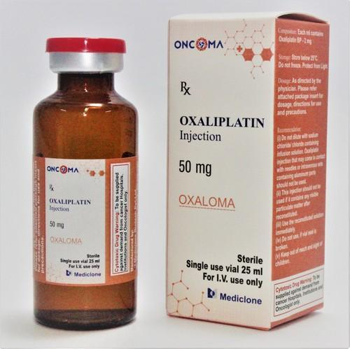 Oxaliplatin Injection - 50mg, Packaging Size: 25 Ml, 50 Mg