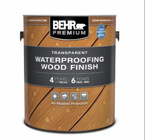 Behr Premium Transparent Waterproofing Wood Finish