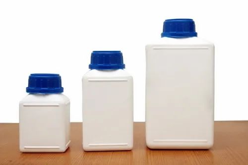HDPE Rectangular Bottle, Use For Storage: Chemical