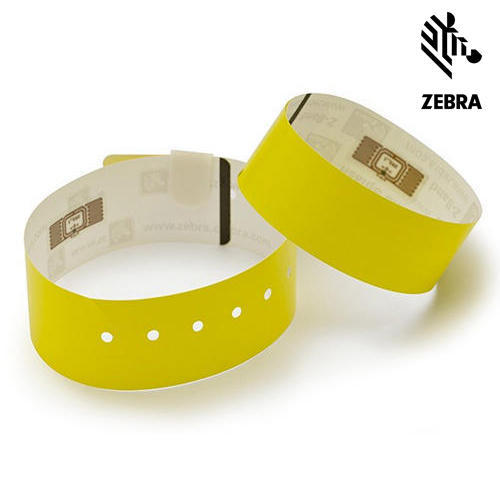 Zebra Propylene RFID Wristbands, Weight:20 gm