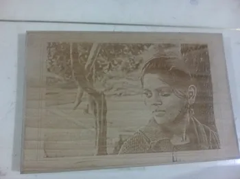 Photo Engraving in Wood