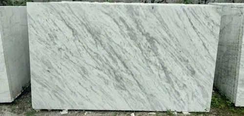 White Pan India INDIAN STATUARIO MARBLE, Thickness: 30 MM, Size: 300CM*180CM