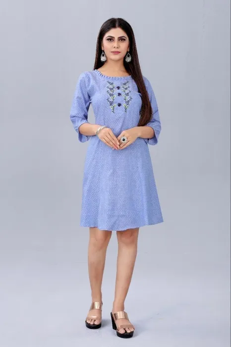 Ladies Cotton Kurti, Fancy