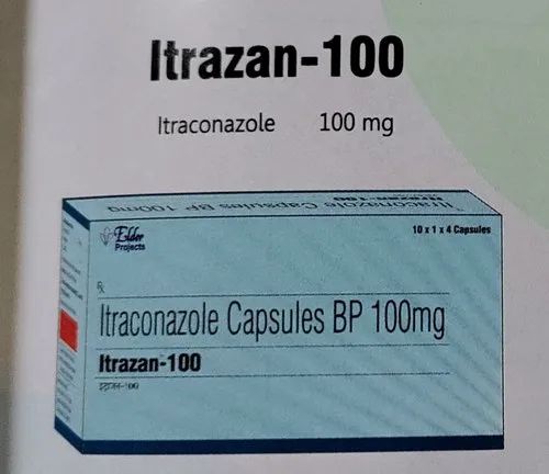 Itrazan ITRACONAZOLE CAPSULES BP, 1 X 4, Treatment: Fungal Infections