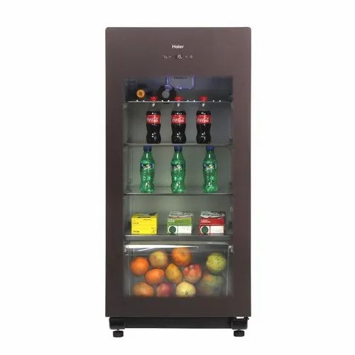 Black Haier Bar Refrigerator LC-133K