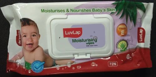 Luvlap Baby Wipes (With Lid)-72's