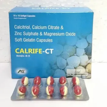 Calcitriol Calcium Citrate & Zinc Sulphate & Magnesium Oxide Soft Gelatin Capsules