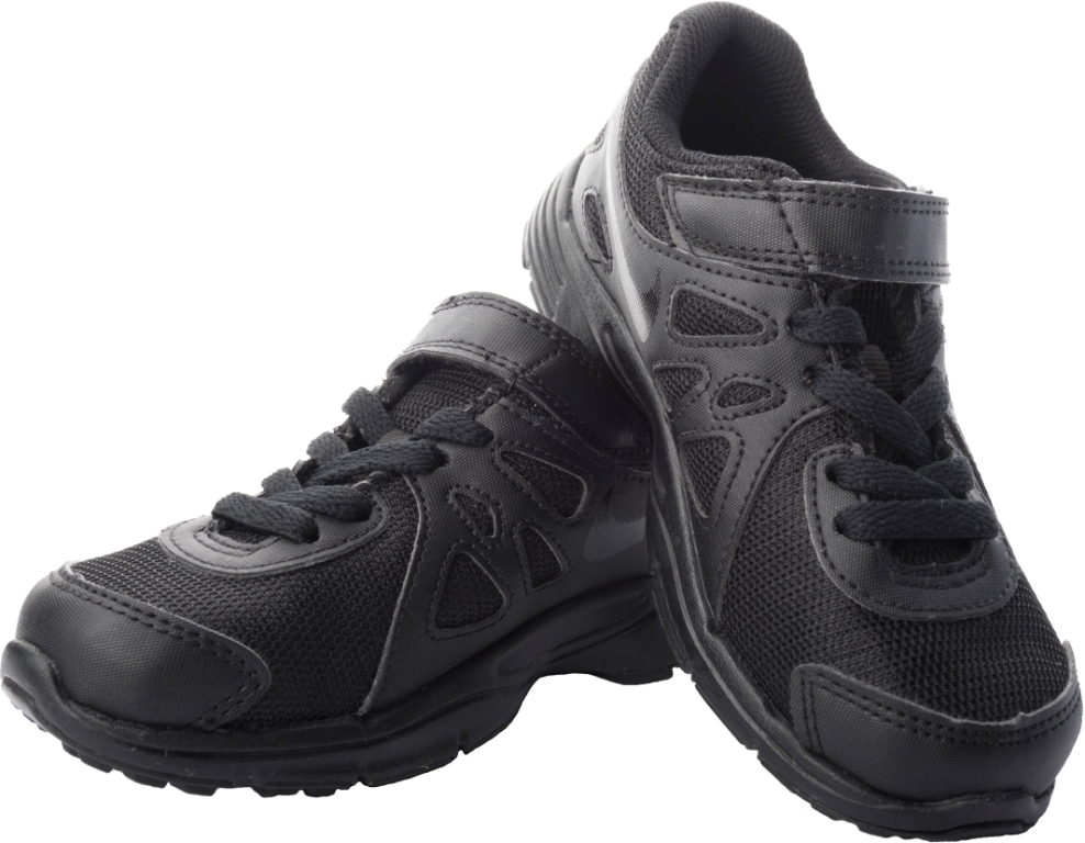 Unisex - Velcro Black Or White Nike Revolution 2 School Shoes - Velcro (8C-13C & 1Y-3Y)