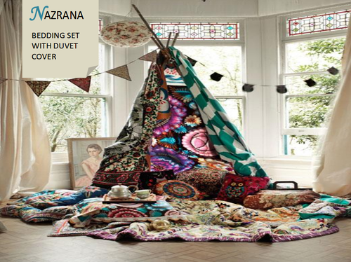 Nazrana Bedding Set With Duvet Cover
