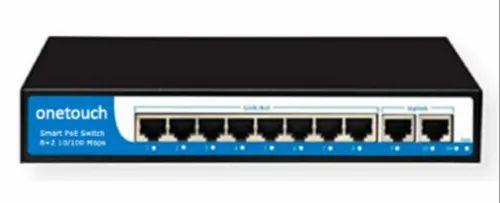 100Mbps 8 Ports ONETOUCH 8PORT POE SWITCH, Model Name/Number: OT-1708P