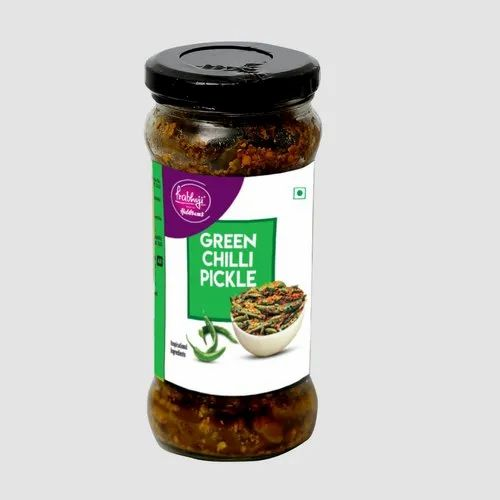 Prabhuji Haldiram. Spicy Green Chilli Pickle, Packaging Size: 350 Gm