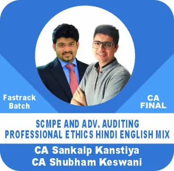 CA Final Strategic Cost Management Performance Evaluation and Advanced Auditing Professional Ethics Hindi English Mix Fast Track by CA Sankalp 